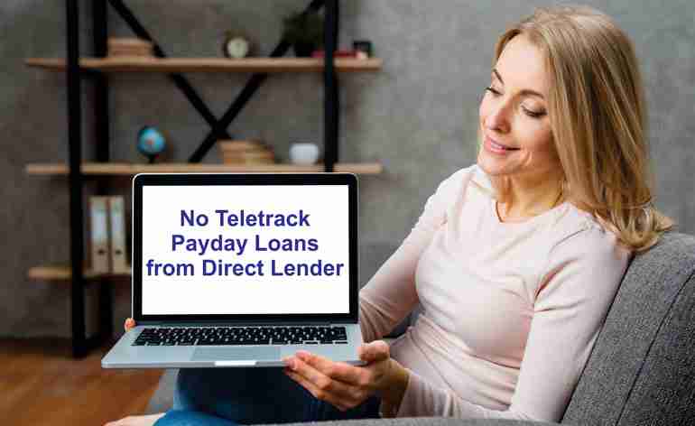 No Teletrack Payday Loans from Direct Lender USA